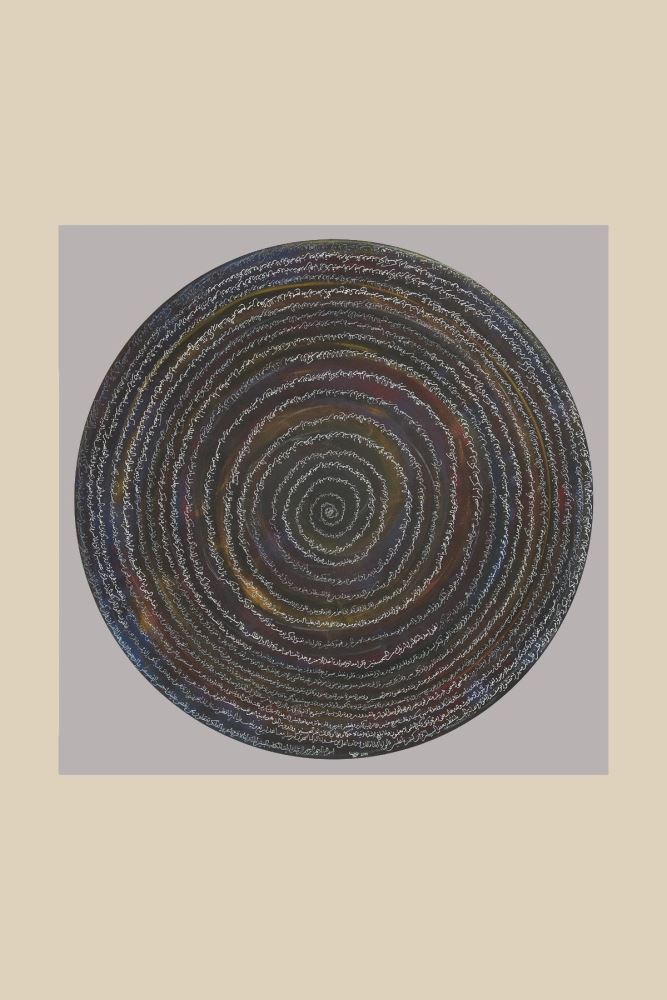 ÇERÇEVESİZ KANVAS AHSENÜ'L-KASAS HAT TABLOSU